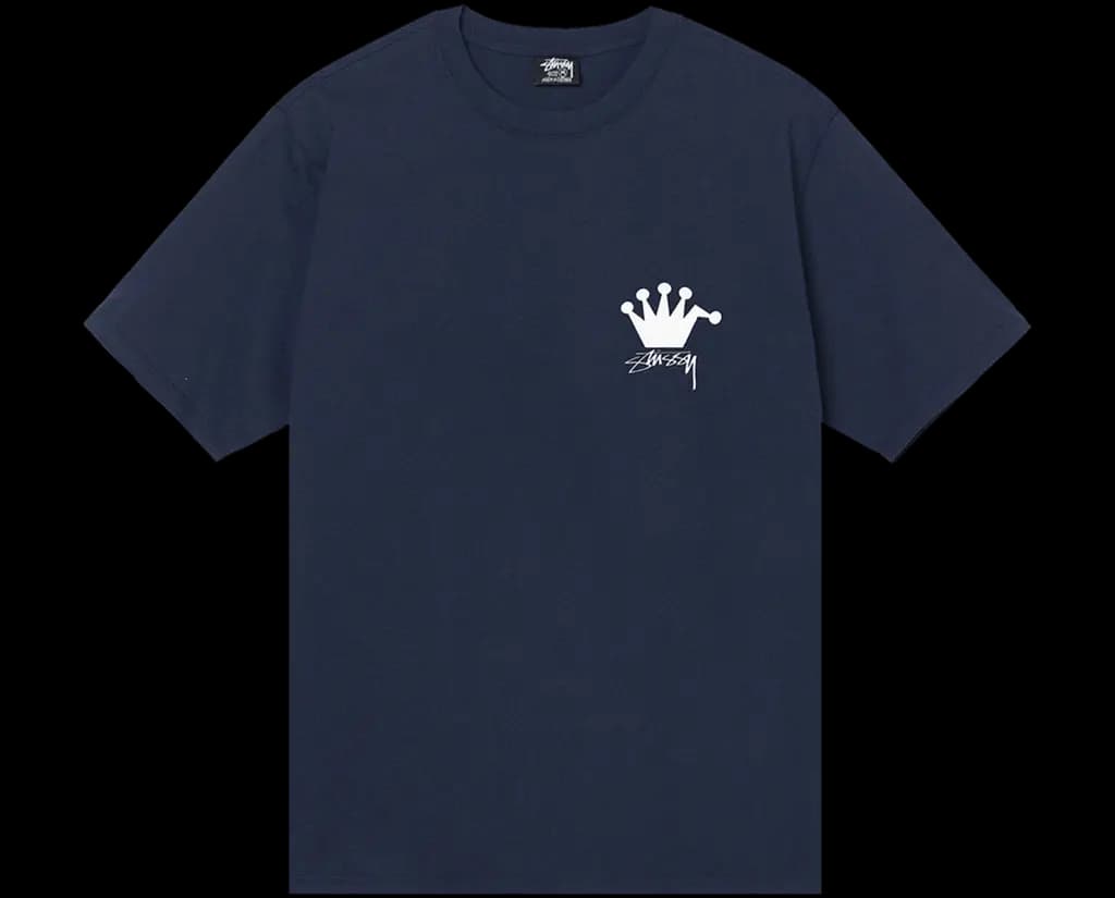 Áo Stussy LB Crown Tee 'Navy'