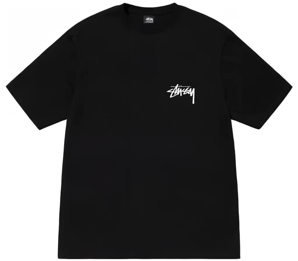 Áo Stussy Plush Tee 'Black'