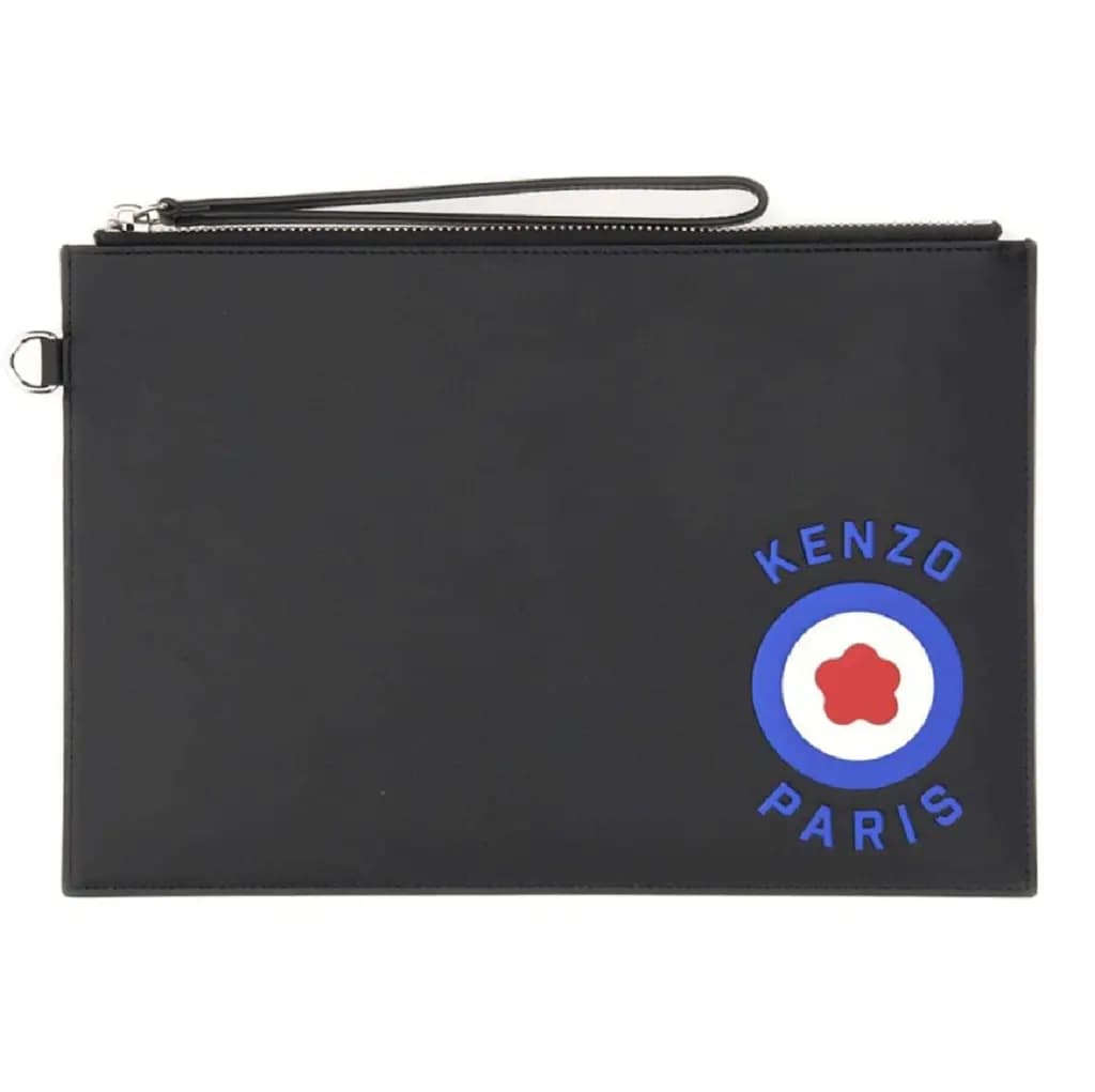 Túi Kenzo Target Large Leather Purse 'Black' FD65PM722L44-99