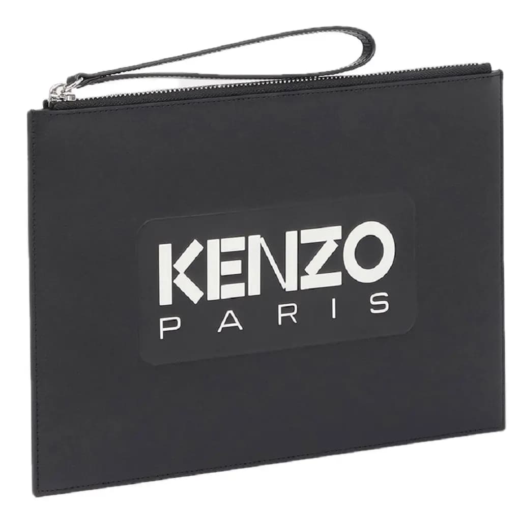 Túi Kenzo Large 'Kenzo Emboss' Leather Pouch 'Black' FE58PM822L44-99