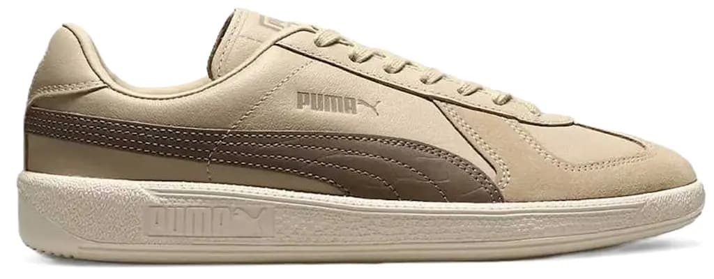Giày Puma Army Trainer Croc Lace Up 'Beige' 384399-02