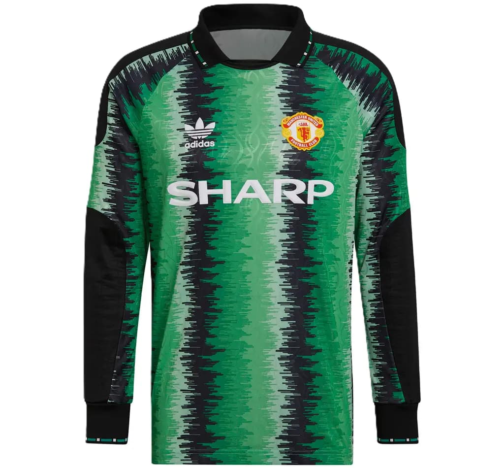 Áo Adidas Manchester United 90 GK Jersey 'Green' HP0449
