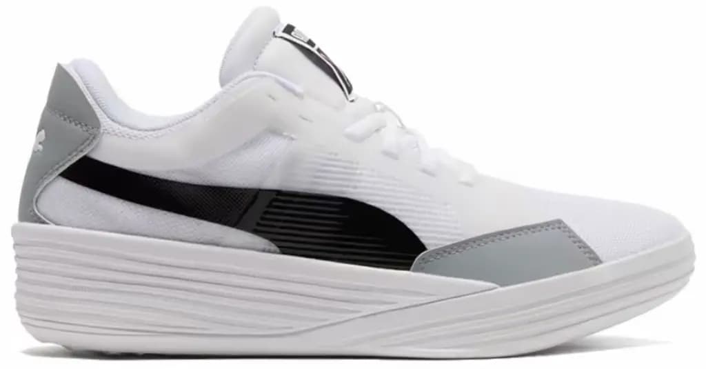 Giày Puma Clyde All Pro 'Team White Black Grey' 195509-02
