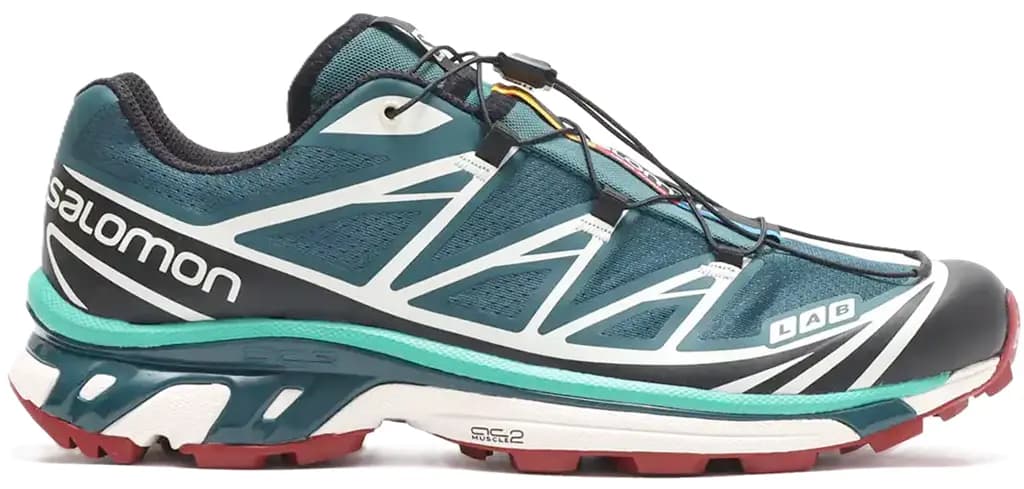 Giày Salomon XT-6 'Deep Teal Biking Red' L41454800