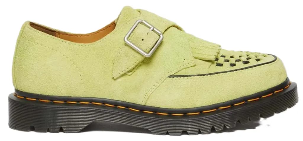 Giày Dr.Martens Ramsey Suede Kiltie Buckle Creepers 'Lime Green' 31501316
