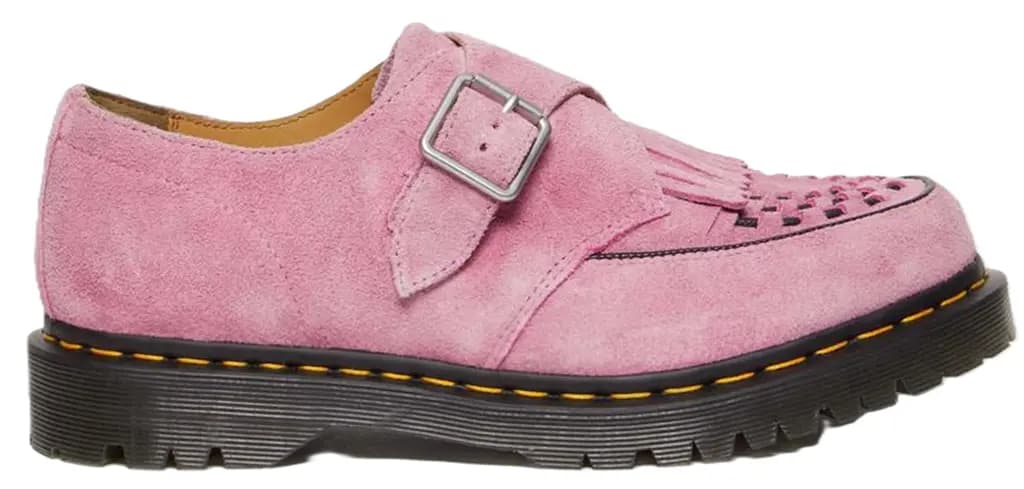 Giày Dr.martens Ramsey Suede Kiltie Buckle Creepers 'Fondant Pink' 31501446