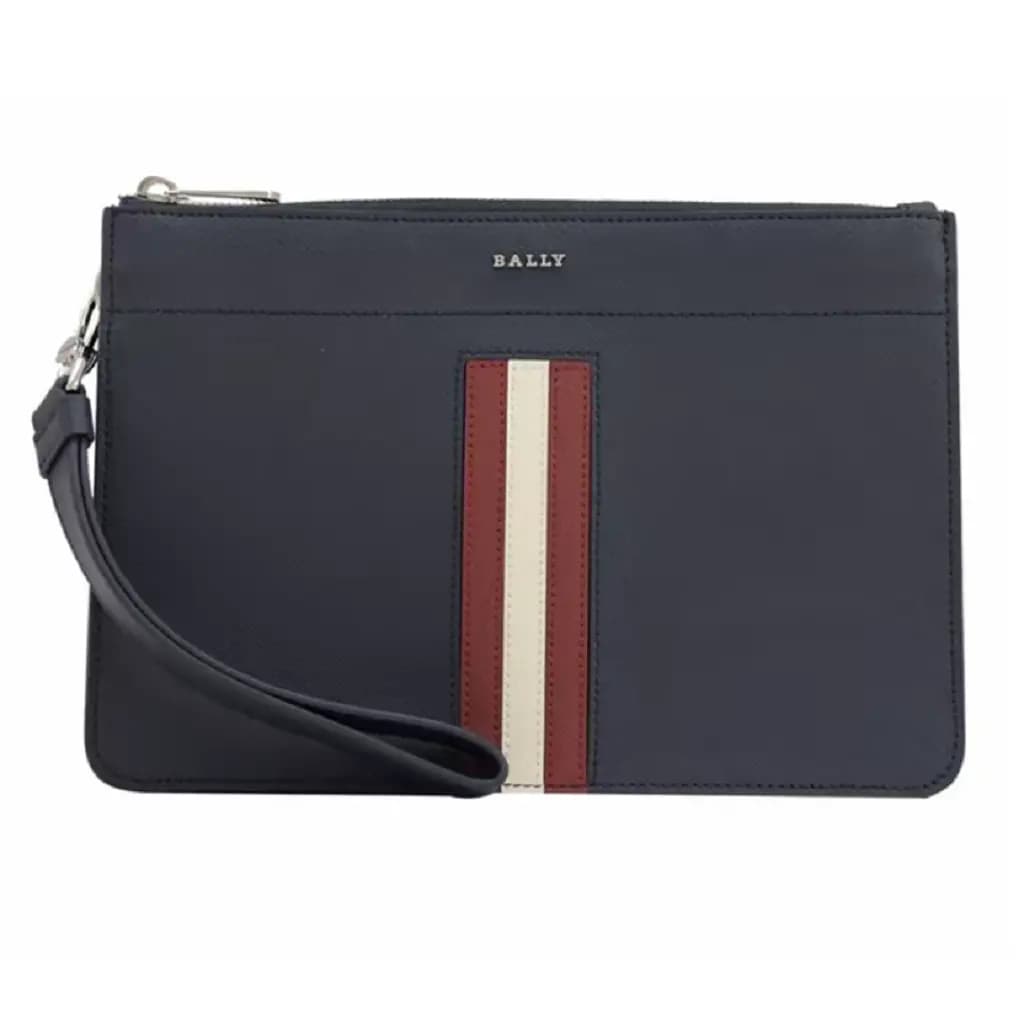Túi Bally Leather Clutch 'Black' 6233747