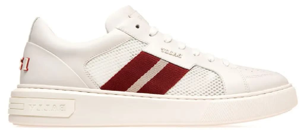 Giày Bally Leather 'White Red' 6237753