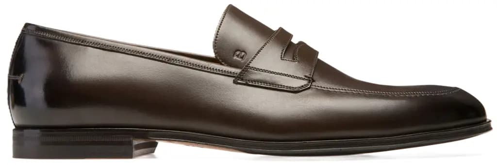 Giày Bally Webb Calf Leather Loafer 'Brown' 6228340