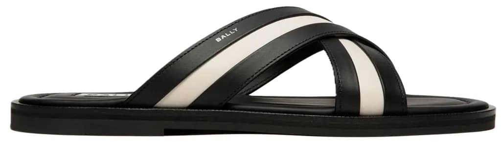 Dép Bally Glide Slip-on Sandal 'Black' 6307139 Dép Bally Glide Slip-on Sandal 'Black' 6307139
