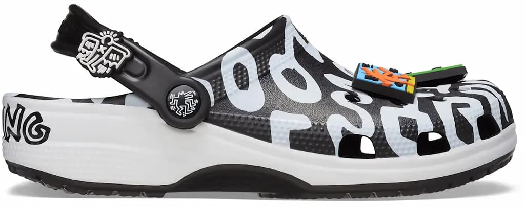 Dép Crocs Classic Haring Clog 'Black' 209488-001