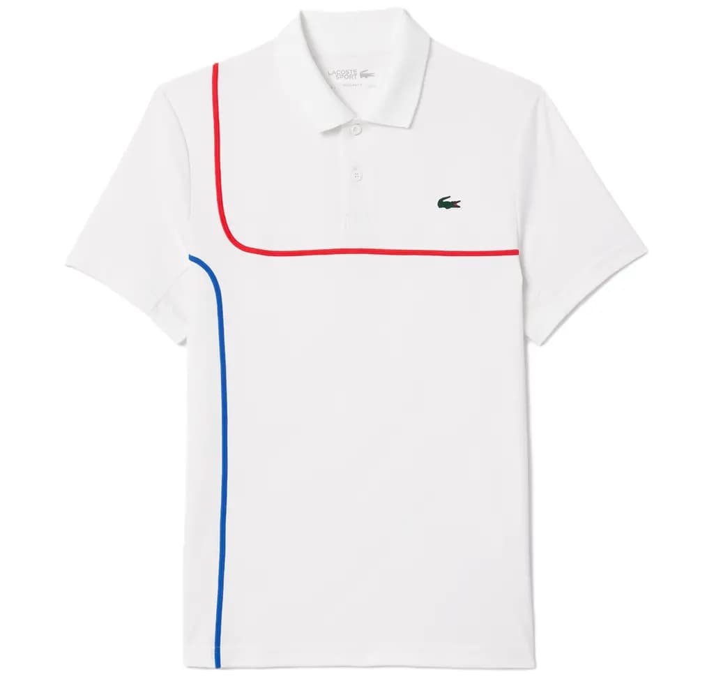 Áo Lacoste Ultra Dry Piqué Tennis 'White' DH7362-51-800