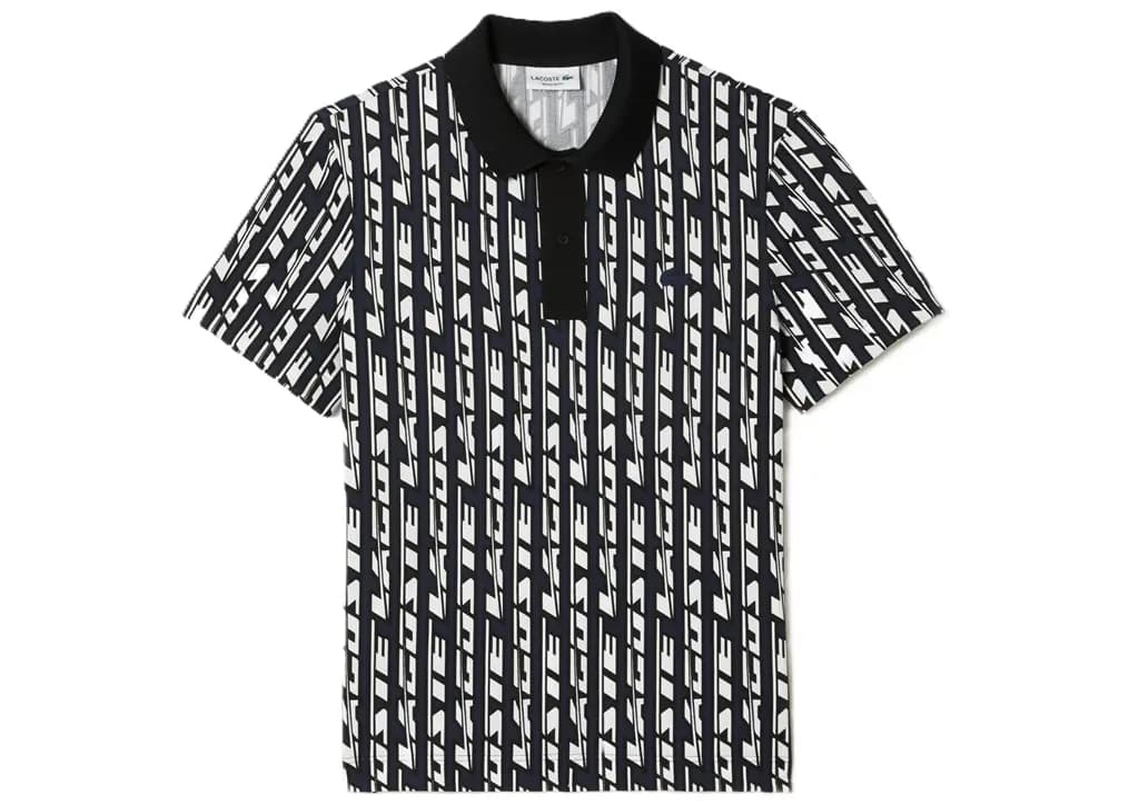 Áo Lacoste Two Tone Printed Movement Polo 'Blue White' PH5655-51-ANY