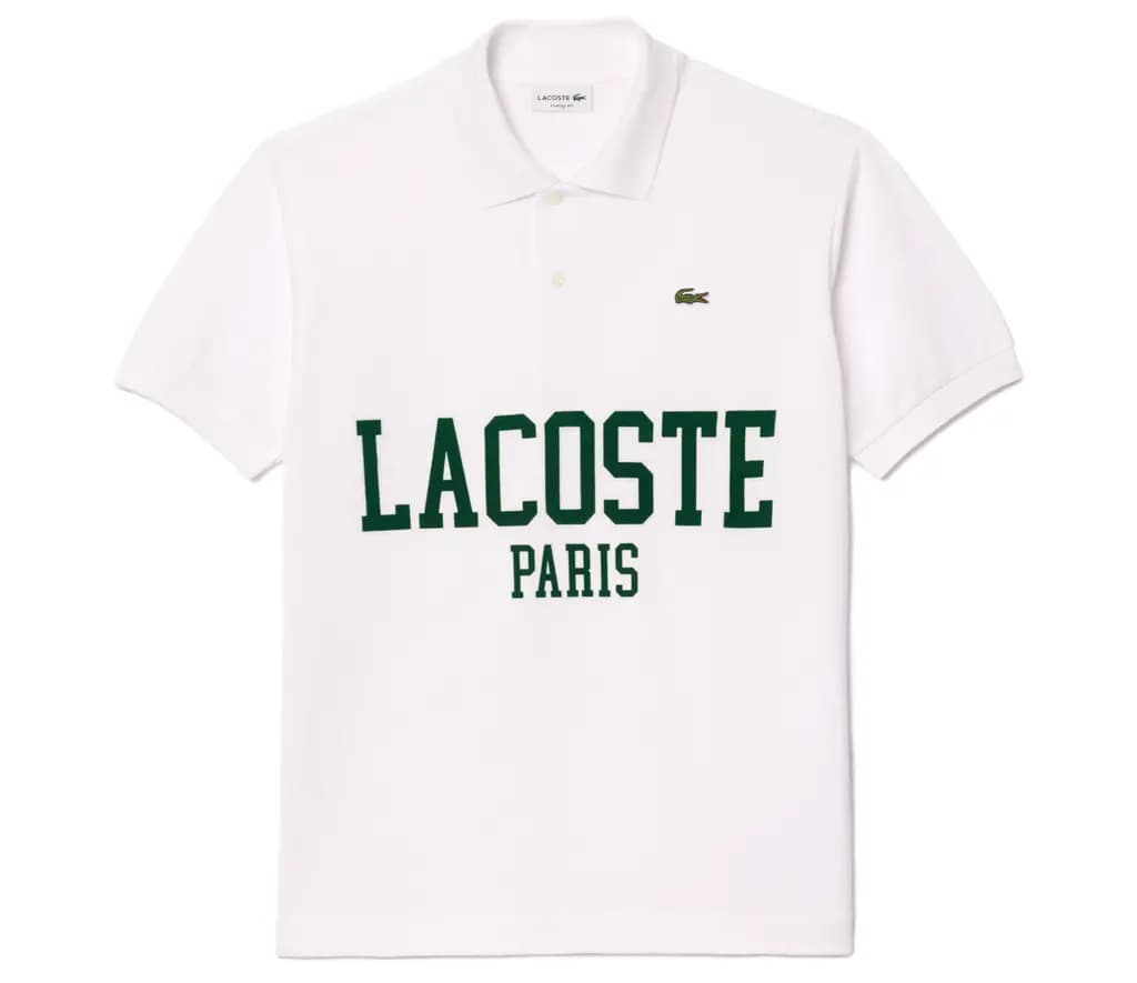 Áo Lacoste Flocked Polo 'White' PH7419-51-001