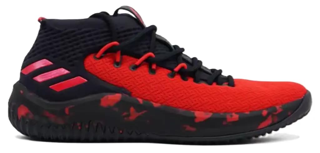 Giày Adidas Dame 4 Lillard 'Red Black' F99899