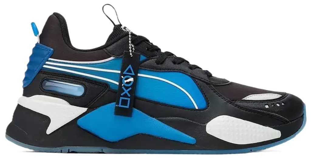 Giày Puma RS-X x PlayStation 'Black Team Royal' 396311-02