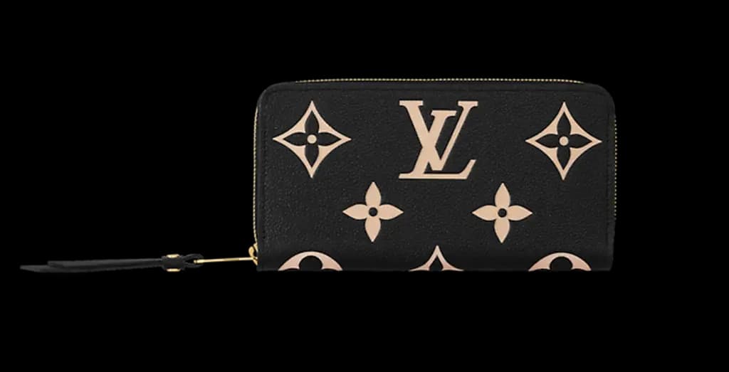 Ví Louis Vuitton Zippy Wallet Monogram Empreinte 'Black White' M80481