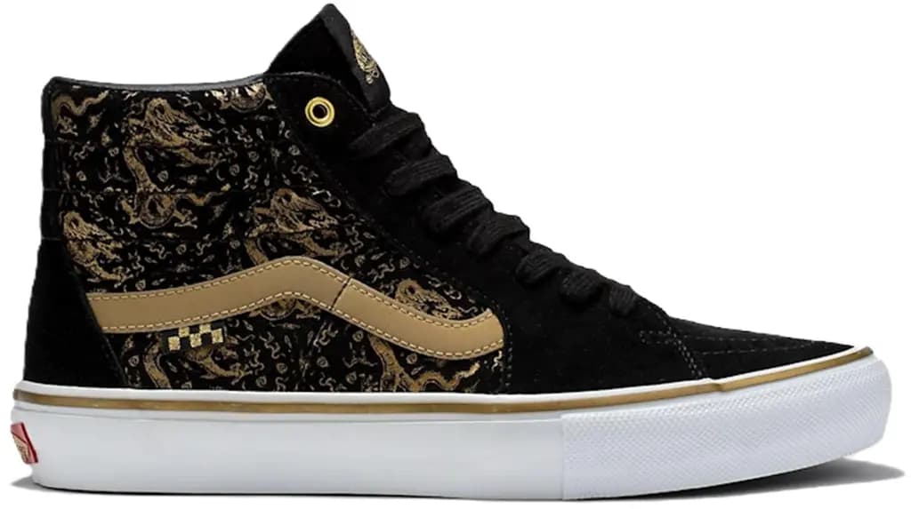Giày Vans Sk8‑Hi Lunar New Year 'Black Gold' VN0A5FCCZX1