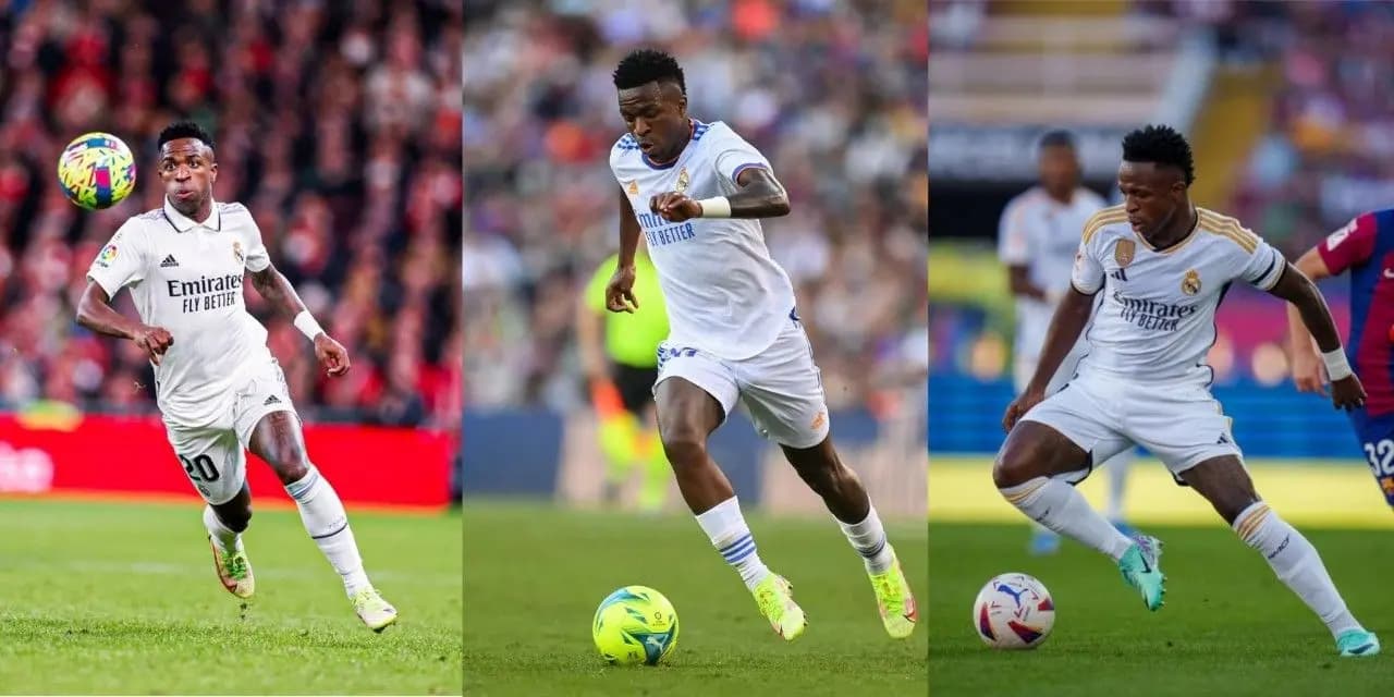 Điểm danh những đôi giày đã "cõng" Vinicius Junior lên đỉnh cao