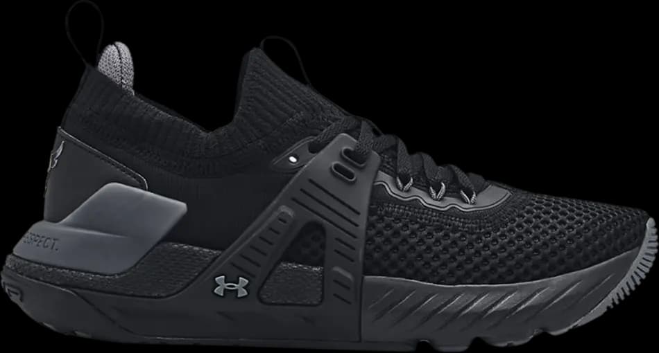 Giày Under Armour Project Rock 4 'Black Pitch Grey' 3023696‑002