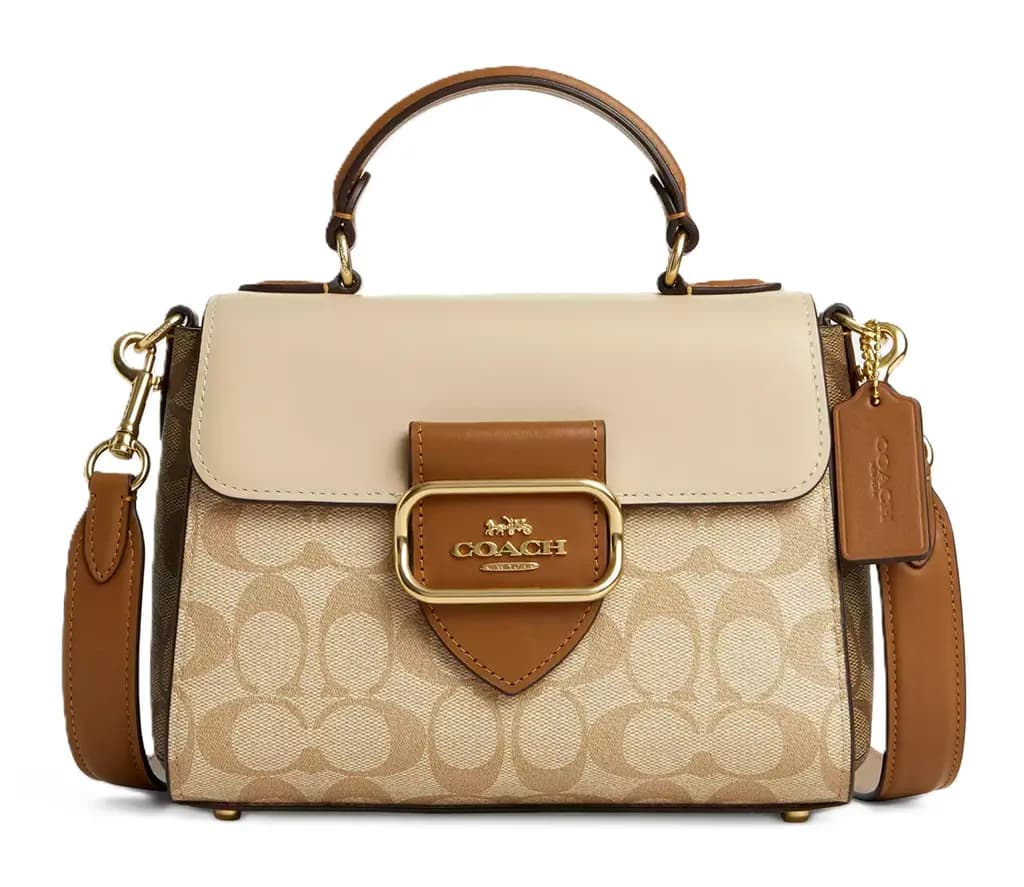 Túi Coach Morgan Top Handle Signature Canvas 'Gold' CR327-IMWQ4