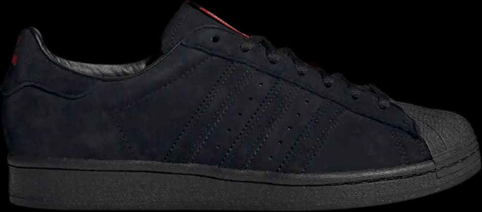Giày Adidas Superstar ADV x Thrasher 'Black Scarlet' FY9025