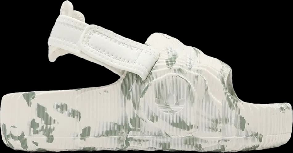 Giày Adidas Adilette 22 XLG Slide 'Off White Silver Green' IE5652