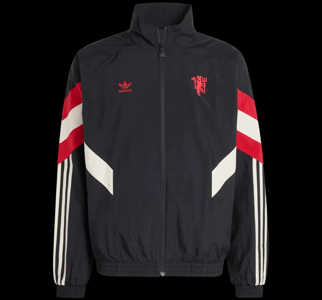 Áo Adidas Manchester United Originals Track Top 'Black' IS6525