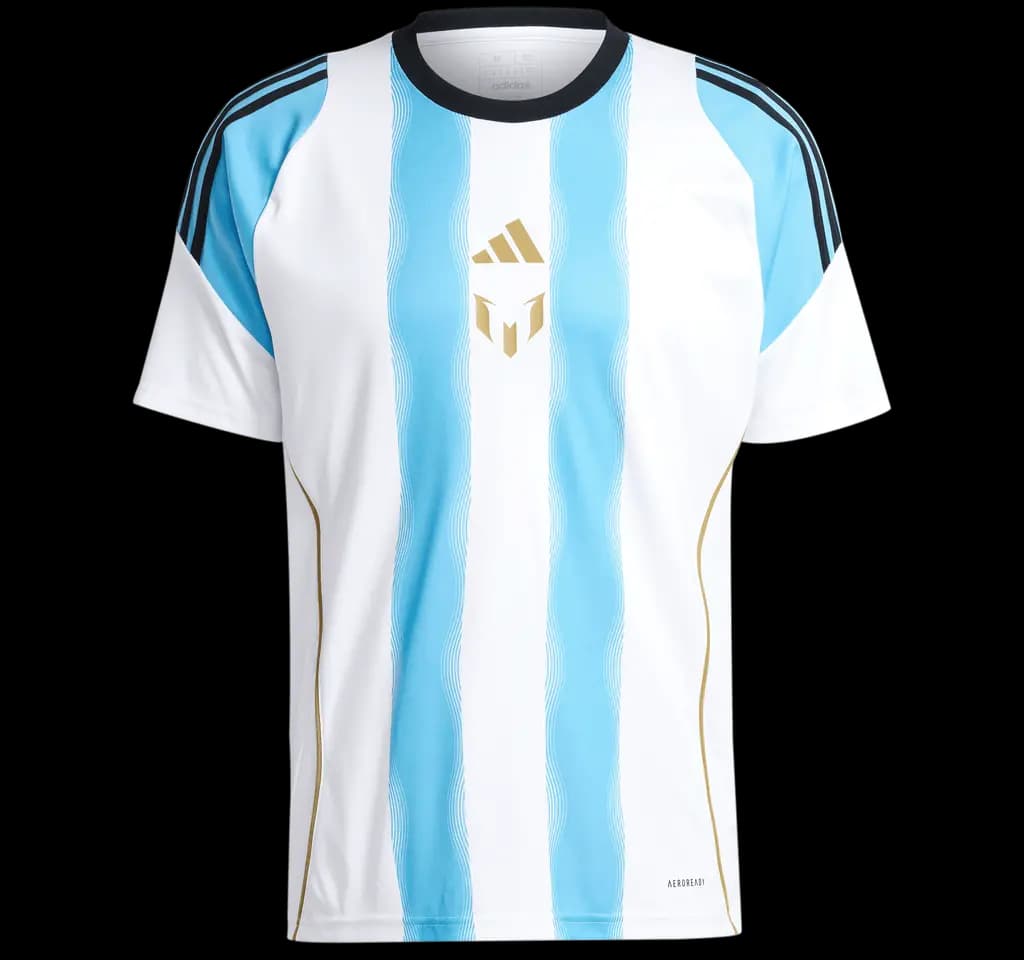 Áo Adidas Messi Training Jersey 'White Blue' IZ2996