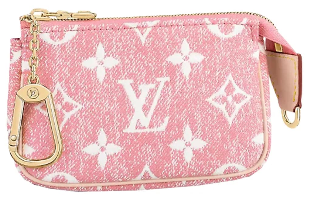 Túi Louis Vuitton Micro Accessoires 'Denim Jacquard Pink' M81176