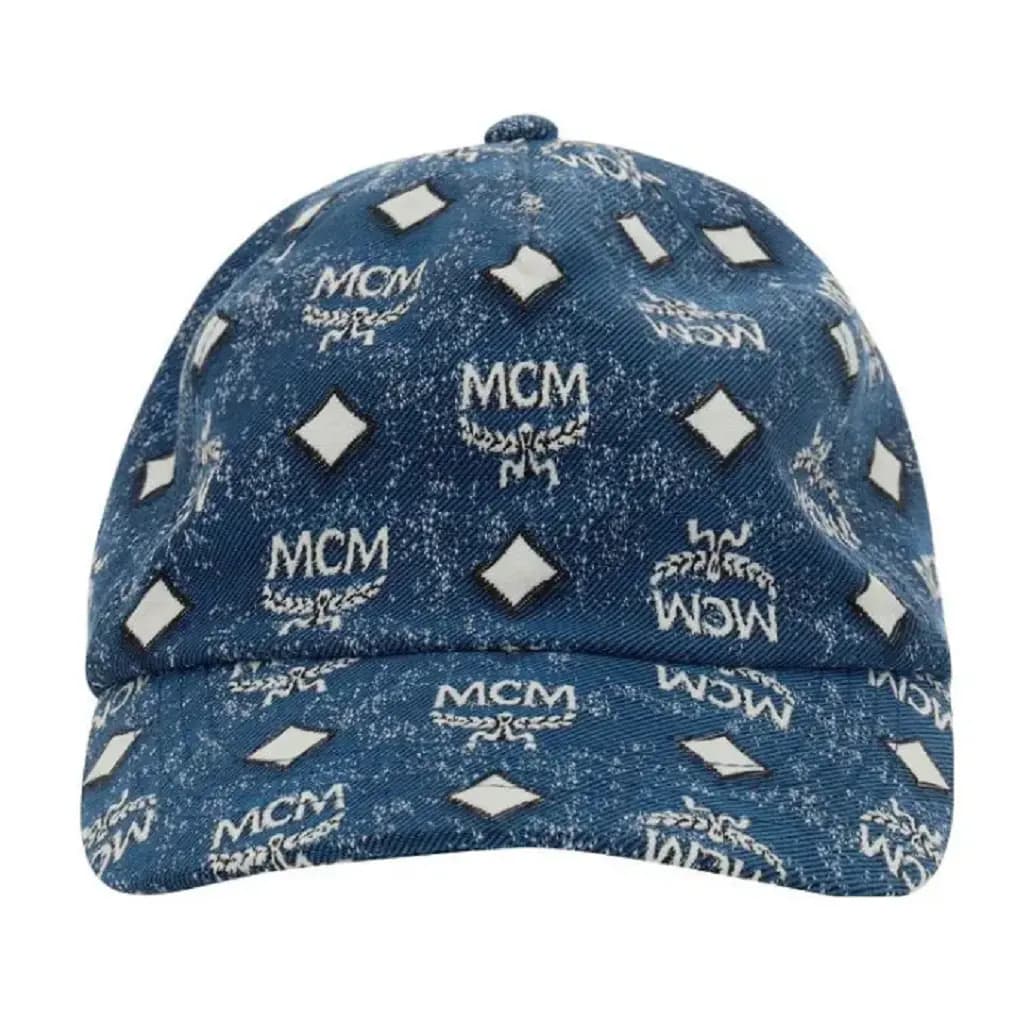 Mũ MCM Baseball Hat Denim 'Blue' MECBATQ01LE