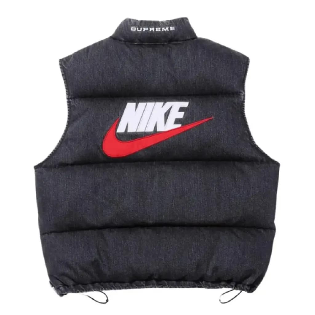 Áo Supreme Denim Vest x Nike 'Black' SUP-SS24-163