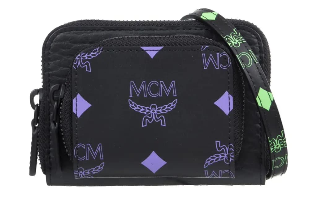 Túi MCM Vietos 22 Spring Summer Old Flower 'Purple' MXLCSSX01U4001