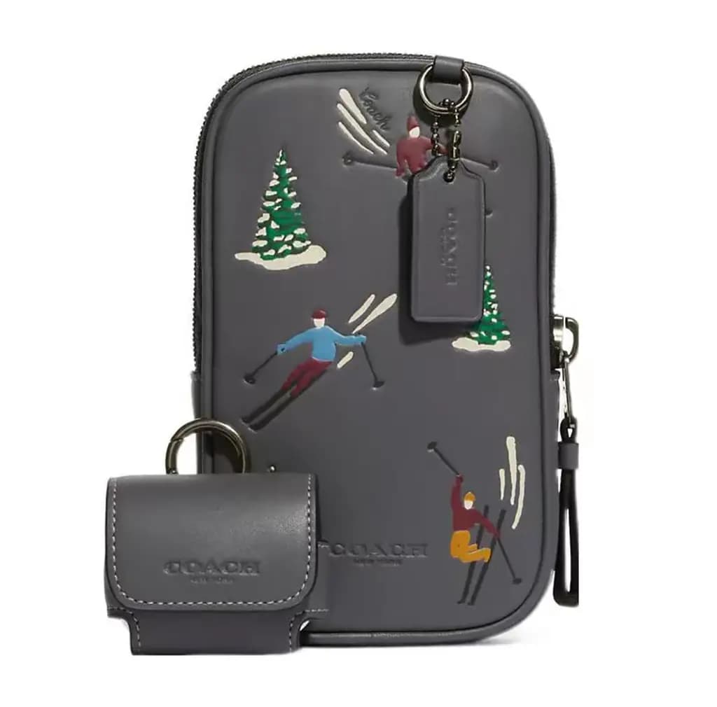 Túi Coach Multifunction Phone Pack 'Dark Blue' CE659-QBQ9R