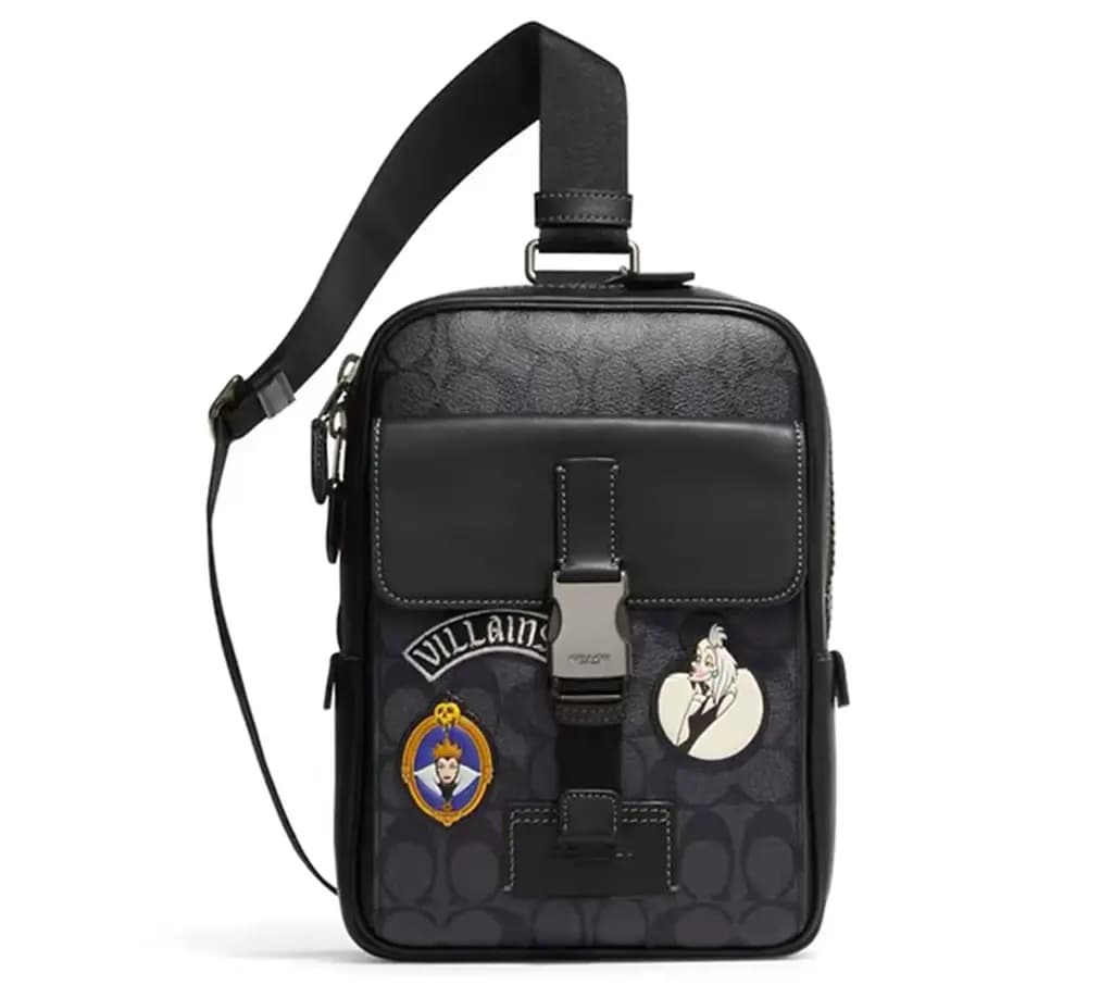 Túi Coach Pack x Disney 'Black' CC113-QBPHT