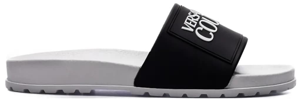 Dép Versace Jeans Flip-flops 'Black Grey' 74YA3SQ2-71353-L01