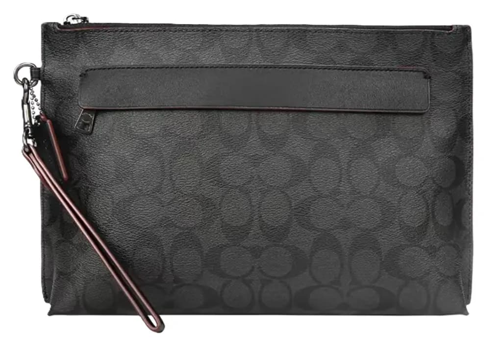 Túi Coach Pouch 29 Classic Logo 'Black' F39763-N3A