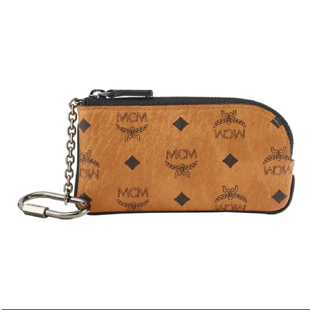 Ví MCM Aren Key Pouch In Visetos 'Cognac' MXKDSTA01CO001
