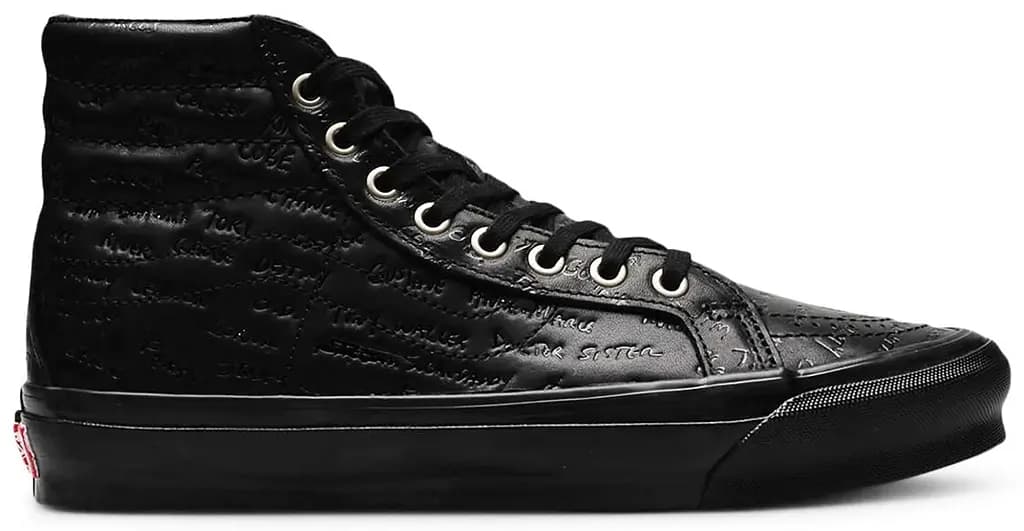 Giày Vans OG Sk8-Hi LX x Raised by Wolves 'Black' VN0A4BVB00V