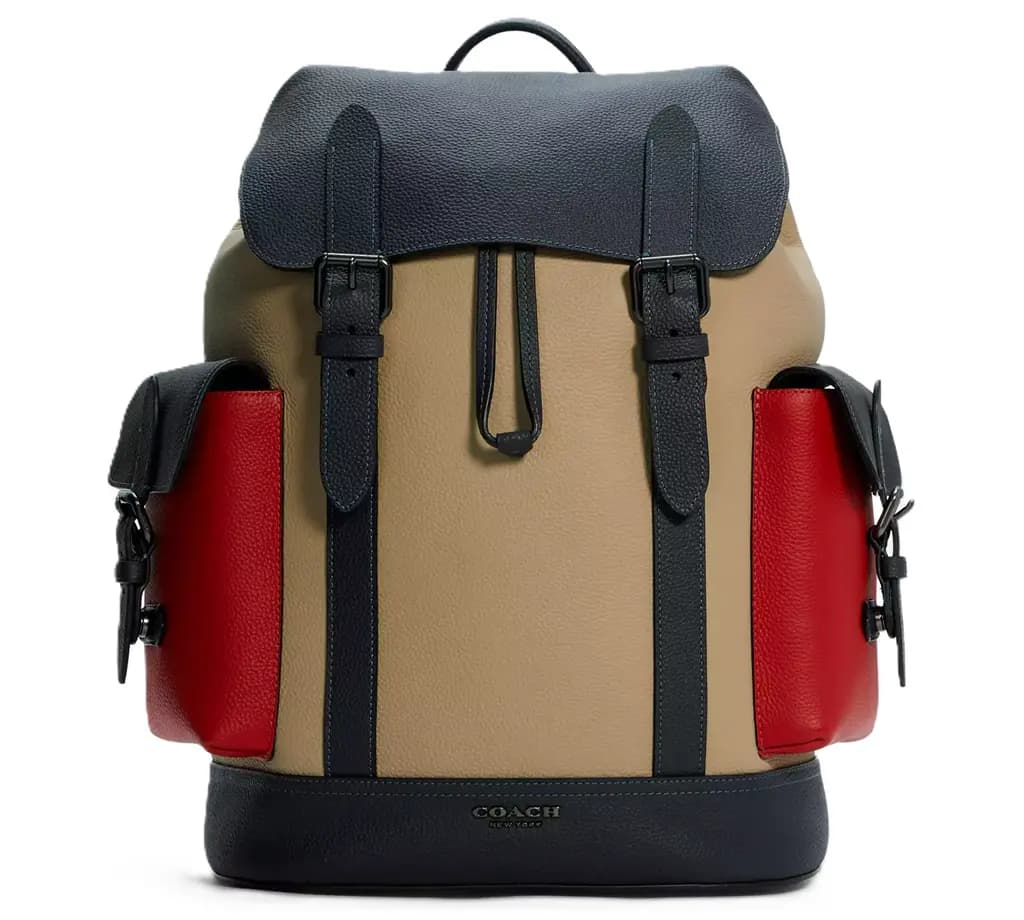 Balo Coach Hudson Backpack In Colorblock 'Mutil Color' C5413-QBT0I