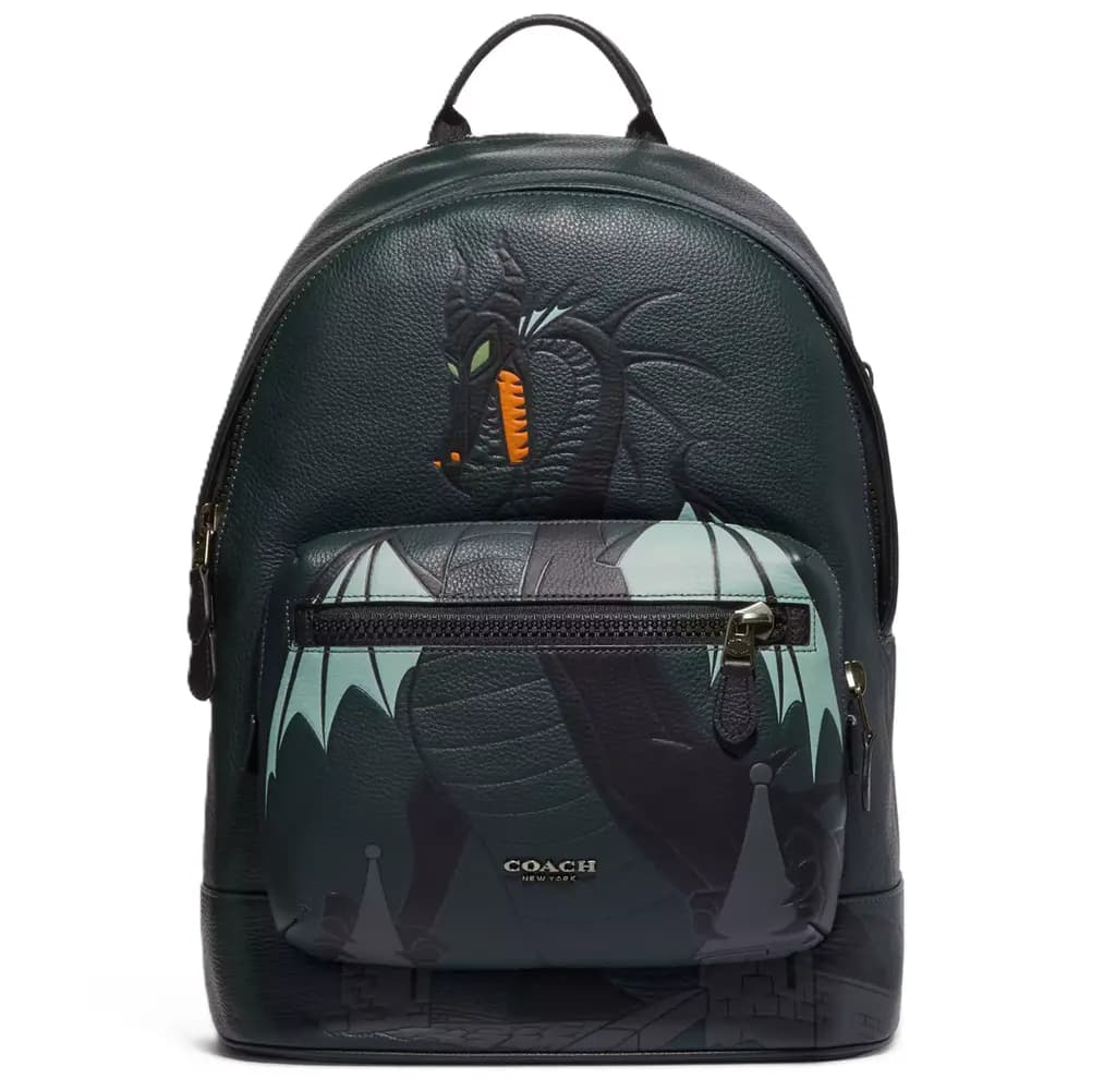 Balo Coach West Backpack x Disney 'Maleficent Dragon Motif' CC043-QBUP1