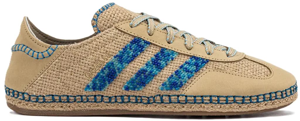 Giày Adidas Gazelle x CLOT 'Linen Khaki Light Blue' IH3641