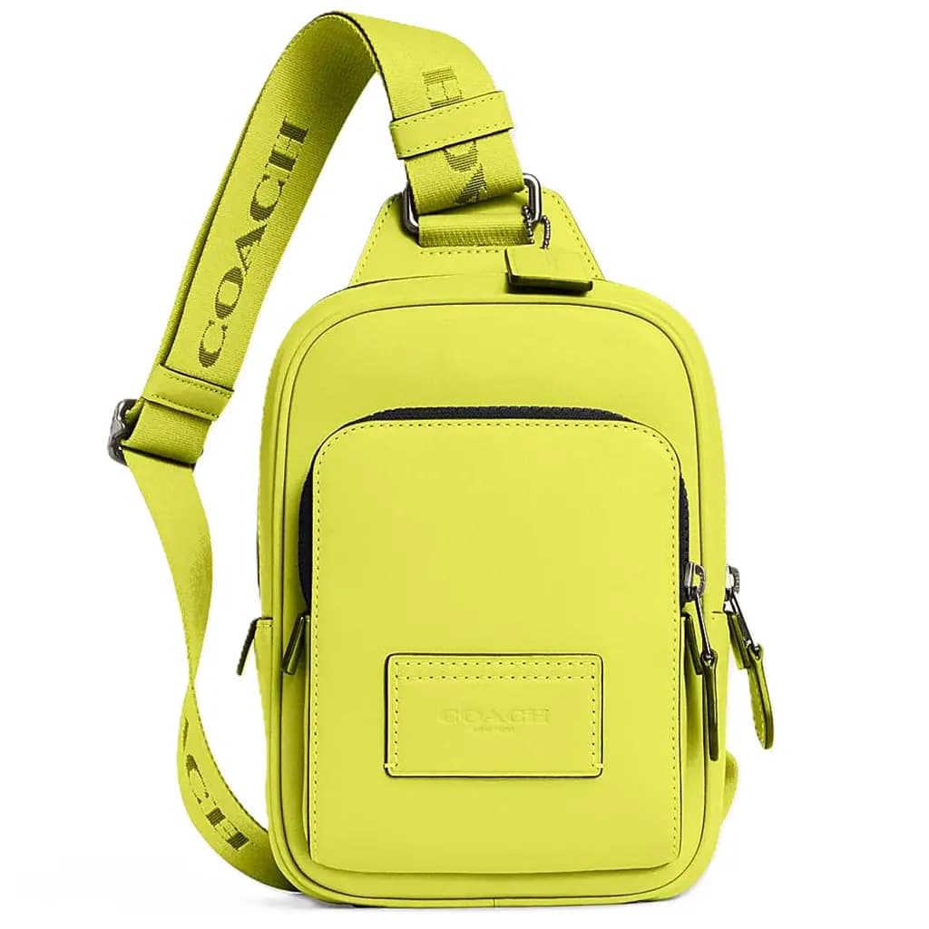 Túi Coach Track Pack 14 'Yellow' CL410-QBMBX