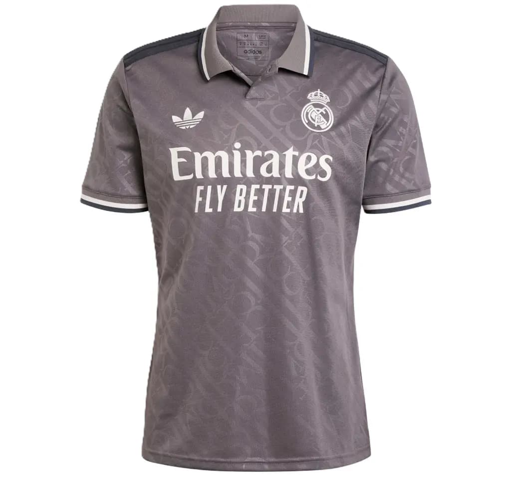 Áo Adidas Real Madrid 24/25 Third Jersey 'Grey' IY1763
