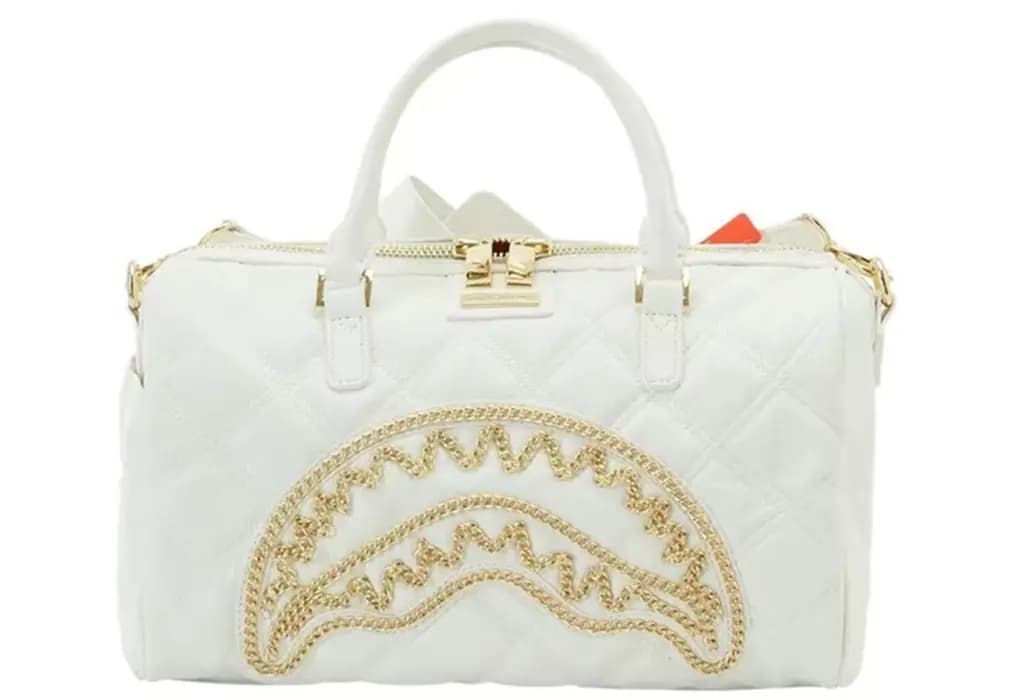 Túi Sprayground Golden Shark 'White' W0825507