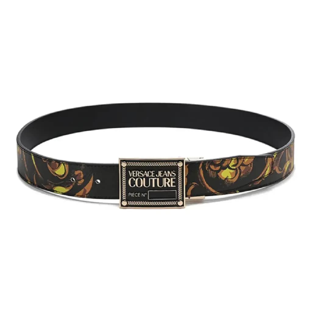 Thắt Lưng Versace Jeans Couture Leather Belt 'Black' 72YA6F01-ZP103-G89
