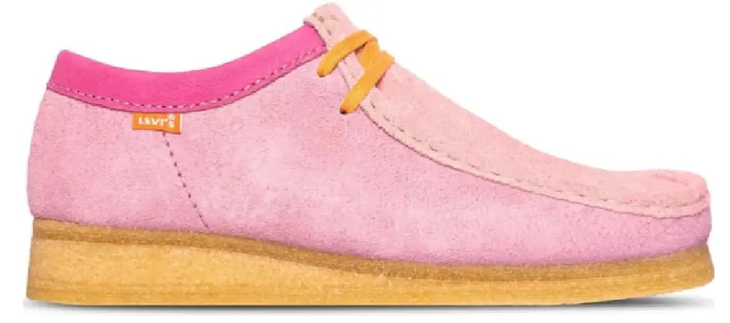Giày Clarks Originals x LEVIS WALLABEE 'Pink' 26160322