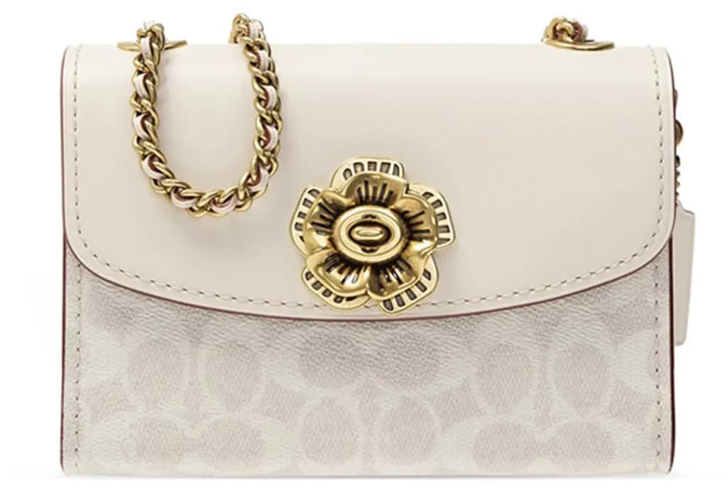 Túi Coach Parker 18 Signature Canvas 'White' 34256-B4R7B