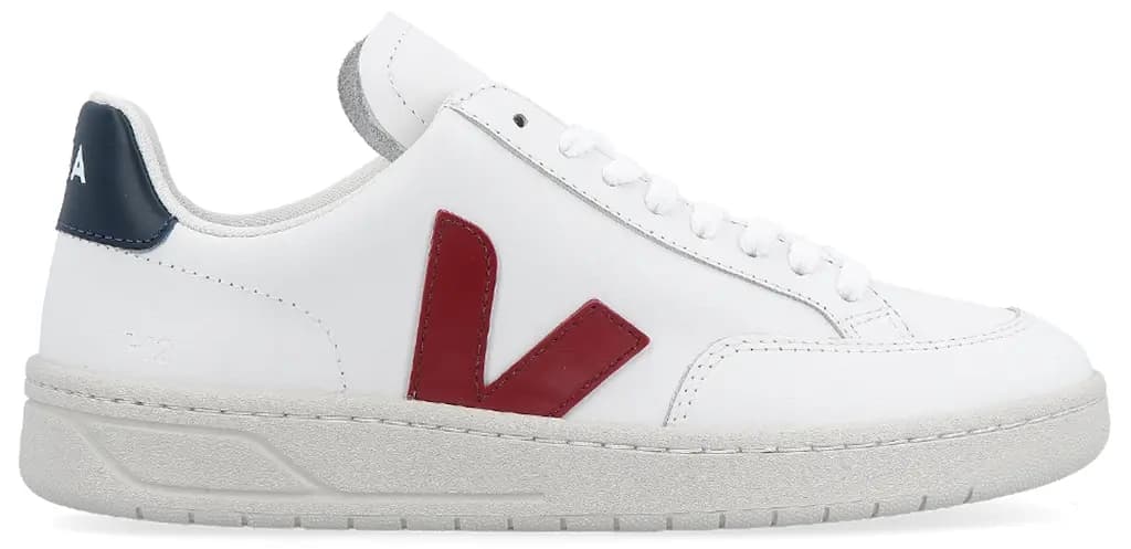Giày Veja V-12 Leather 'White Nautica' XD0201955B