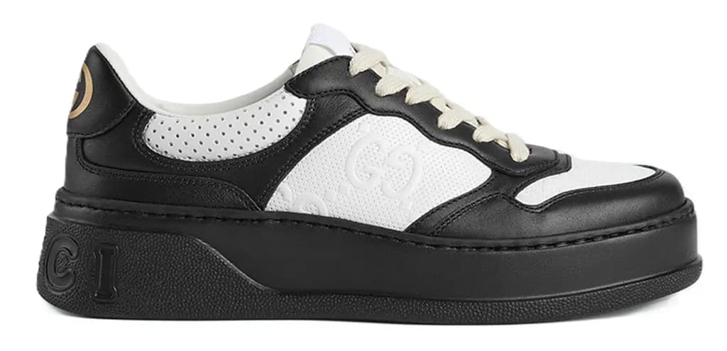 Giày Gucci GG Embossed 'Black White' 684911-AAA4T-1068